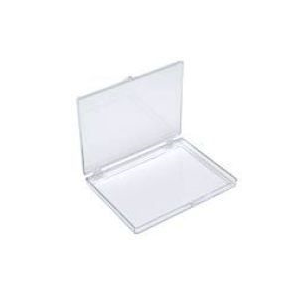 Square hinged Plastic Box - 7” x 5″ x 1-1/4″ - 575C